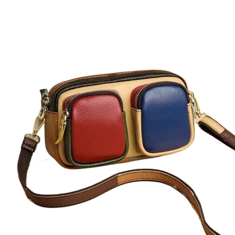 

Новая модная простая женская сумка через плечо, универсальная маленькая сумка-мессенджер High Sense, изысканная простая индивидуальная сумка в стиле ретро