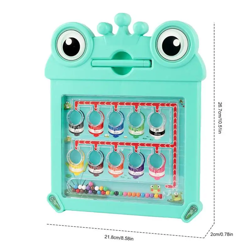 Kleursorteerbord Montessori Kleur Bijpassende Puzzel Magneet Bordspel Multifunctioneel Stevig Kleursorteerbord Voor Reizen