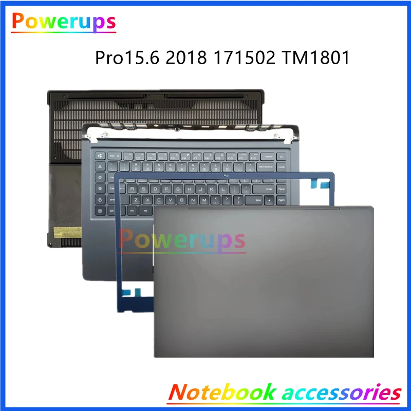 Laptop Top/Back Bezel/Frame Upper US RGB Keyboard Bottom Case/Cover/Shell For MI/Xiaomi Pro15.6 2018 171502-AA AK AI TM1801