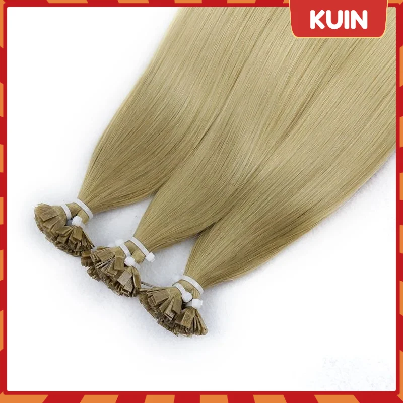 

Flat Tip Hair Extensions 100% Remy Natural Human Hair Keratin Capsules Straight Women Fusion Hair Extension Blonde Color 40g/set