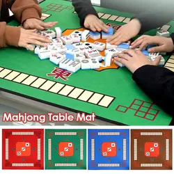 Chinese Mahjong Mat For Reduce The Noise Non-slip Board Game Table Pad Silence Waterproof Home Party Mah-Jong Table Protector