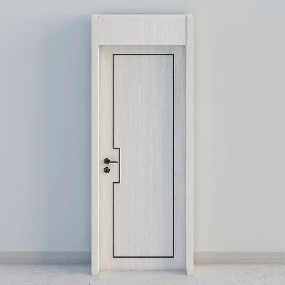 

High Quality Modern Wooden Doors Indoor Sound Insulation Waterproof MDF Wooden Doors Melamine Wooden Doors