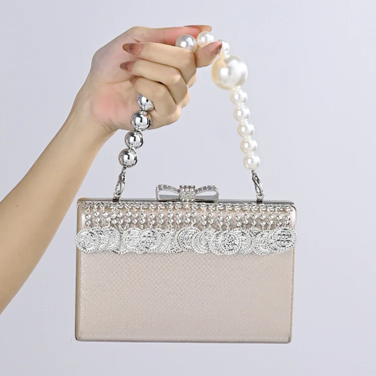

2025 Fashionabe Elegant Evening Bags For Women Chain Shoulder Crossbody Bags Party Wedding Clutch Ladies Purse Handbags