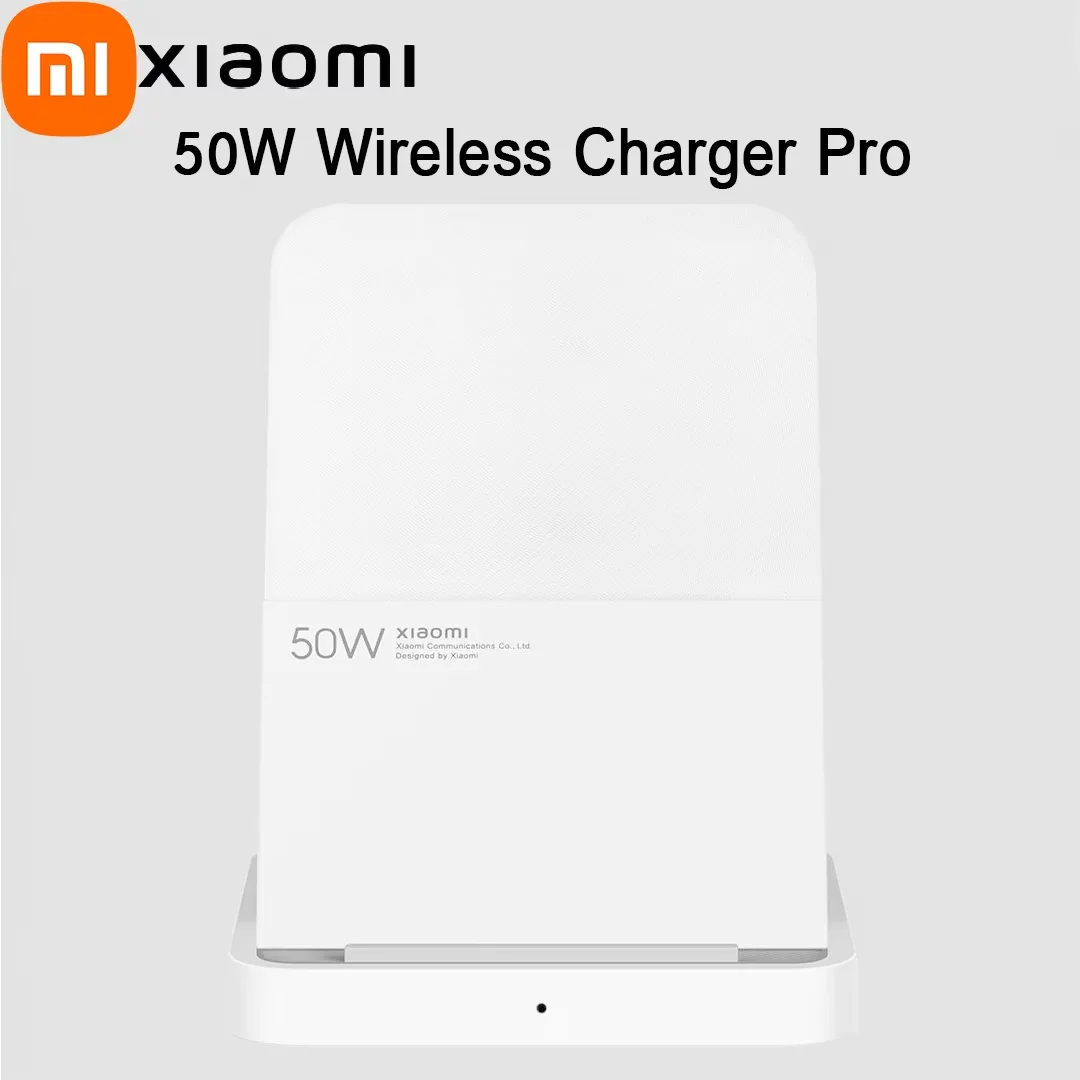 

Беспроводное зарядное устройство Xiaomi Mi 50 Вт Pro с вертикальным воздушным охлаждением, быстрая зарядка для серии Xiaomi 14/13/12/11/10 для iPhone