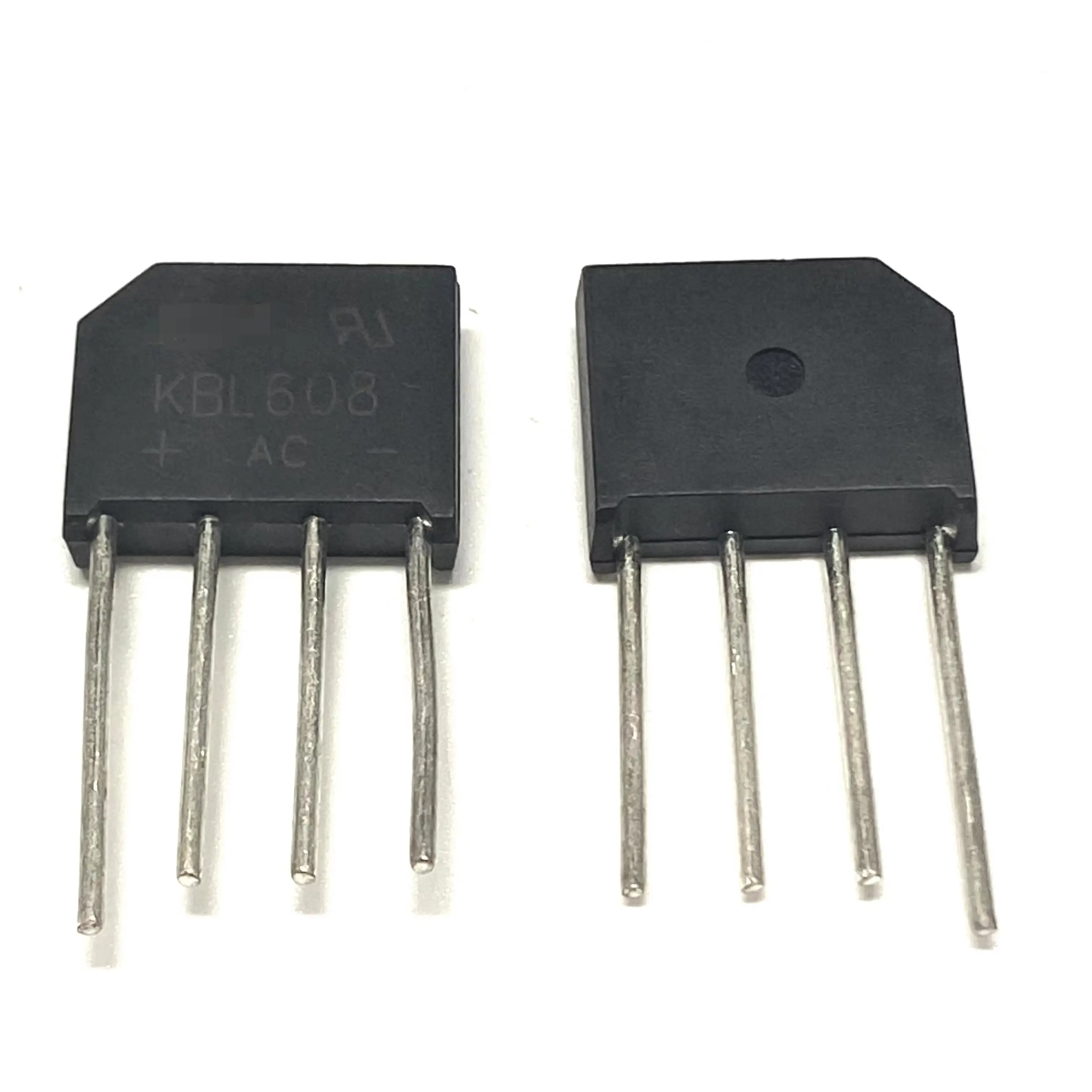 5 Buah KBL608 KBL608 Bridge Pile 6A 800V Flat Bridge Rectifier