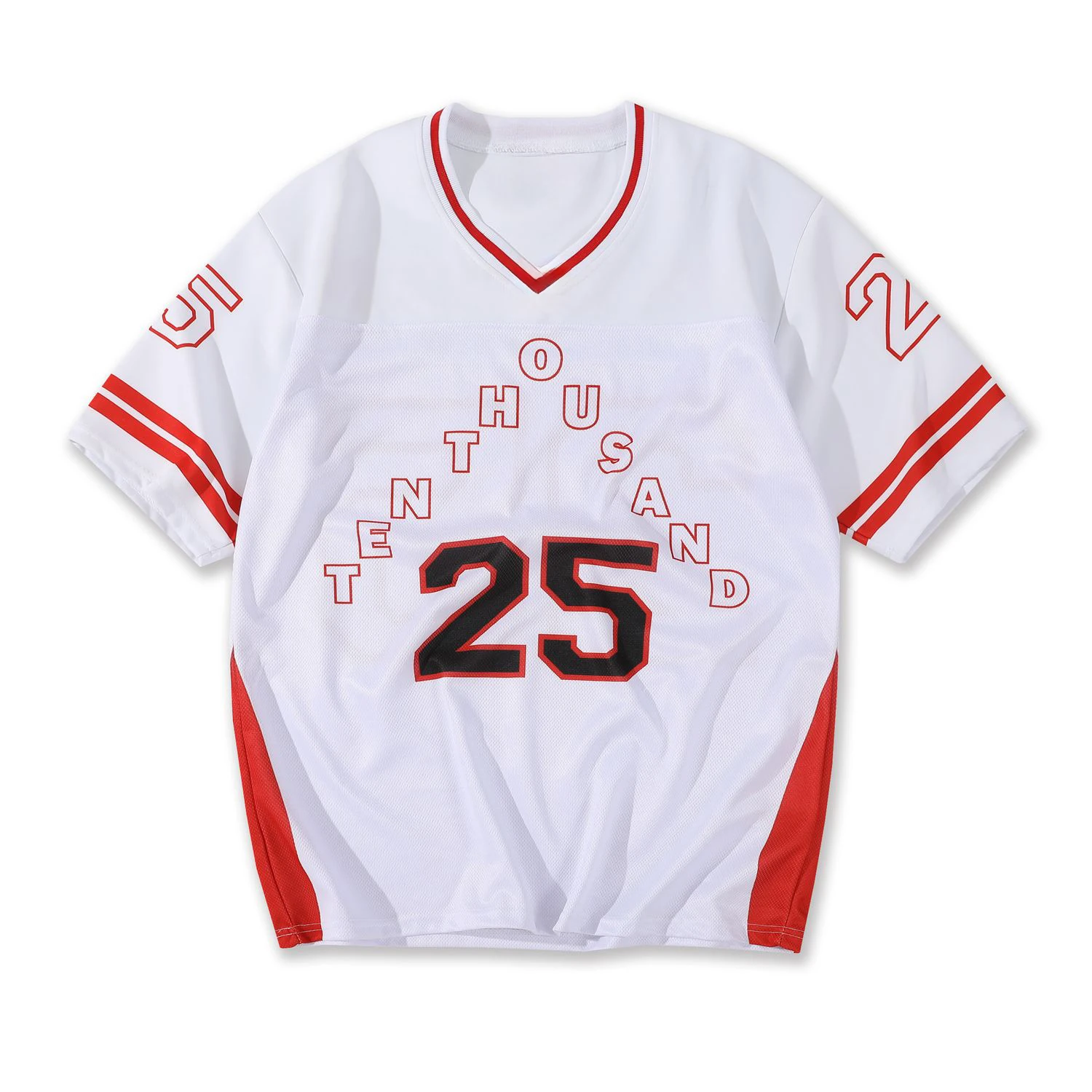 أزياء المرأة تريند عشرة 25 كرة القدم الأمريكية جيرسي هالوين حفلة عيد الميلاد هدية الرجال قميص رياضي كبير الحجم تنفس