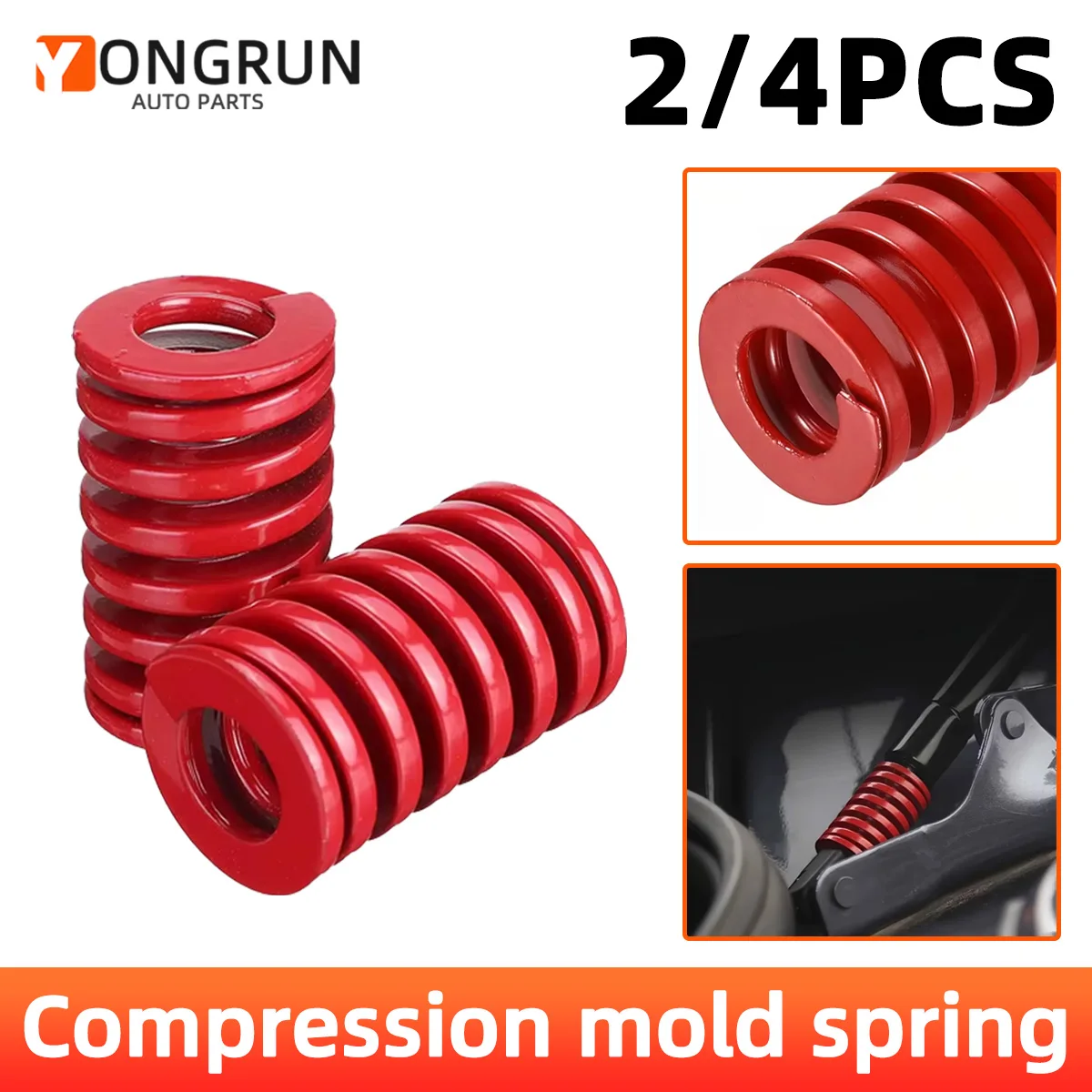 

YONGRUN Support Rod Spring Car Trunk Tailgate Spring Support Lifting Rod Tool Mold Spring Spiral Stamping Compression Spring
