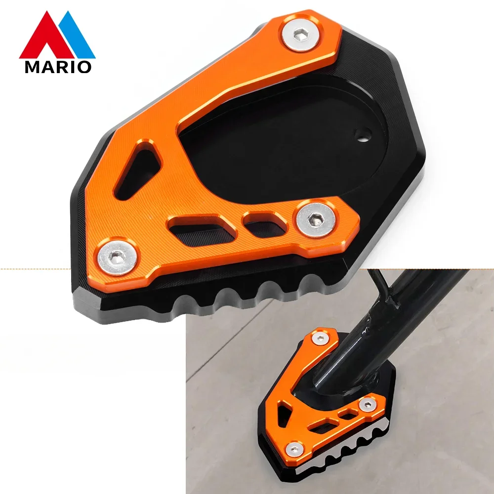 

For KTM 790Adv 790 Adventure R 2019 2020 2021 2022 Motorcycle CNC Aluminum Kickstand Side Stand Enlarge Extension Kick Foot Pad