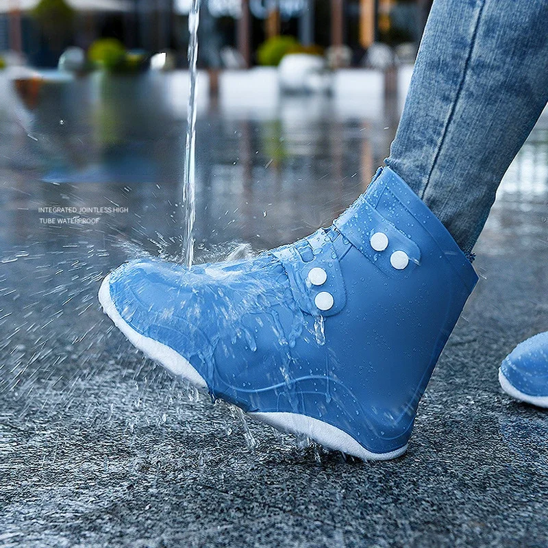 Rain Boots Rubber Boots for Women 2023 Autumn New Anti Slip Women Waterproof Shoe Cover Thickened Durable Rain Shoe Women Shoes