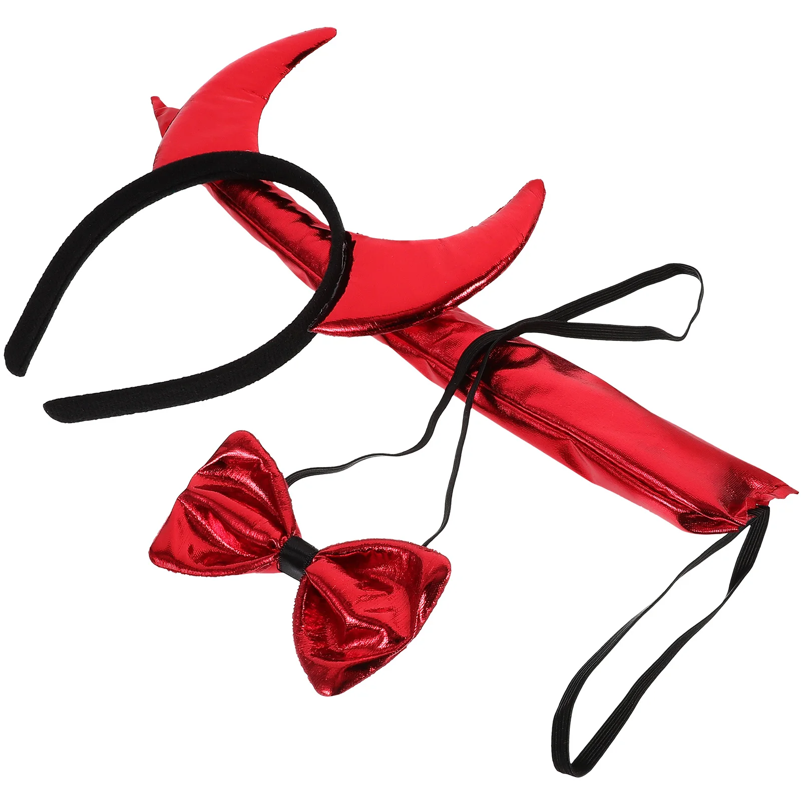 

Hair Accessories Demon Horn Headband Masquerade Cloth Girls Halloween Headbands
