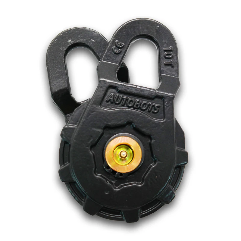 Snatch Block Pulley ATV/UTV 4x4 Winch Snatch Change Direction for Synthetic Rope or Steel Cable 10T Off Road Vehicles