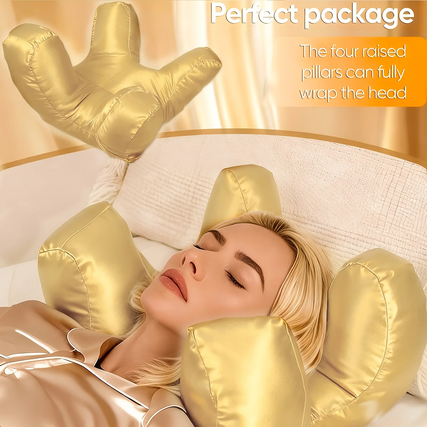 

Facial Massage Pillow, Soft Facial Pillow, Premium Beauty Pillow, Ultimate Comfort for Sleep, Washable Silk Pillowcase