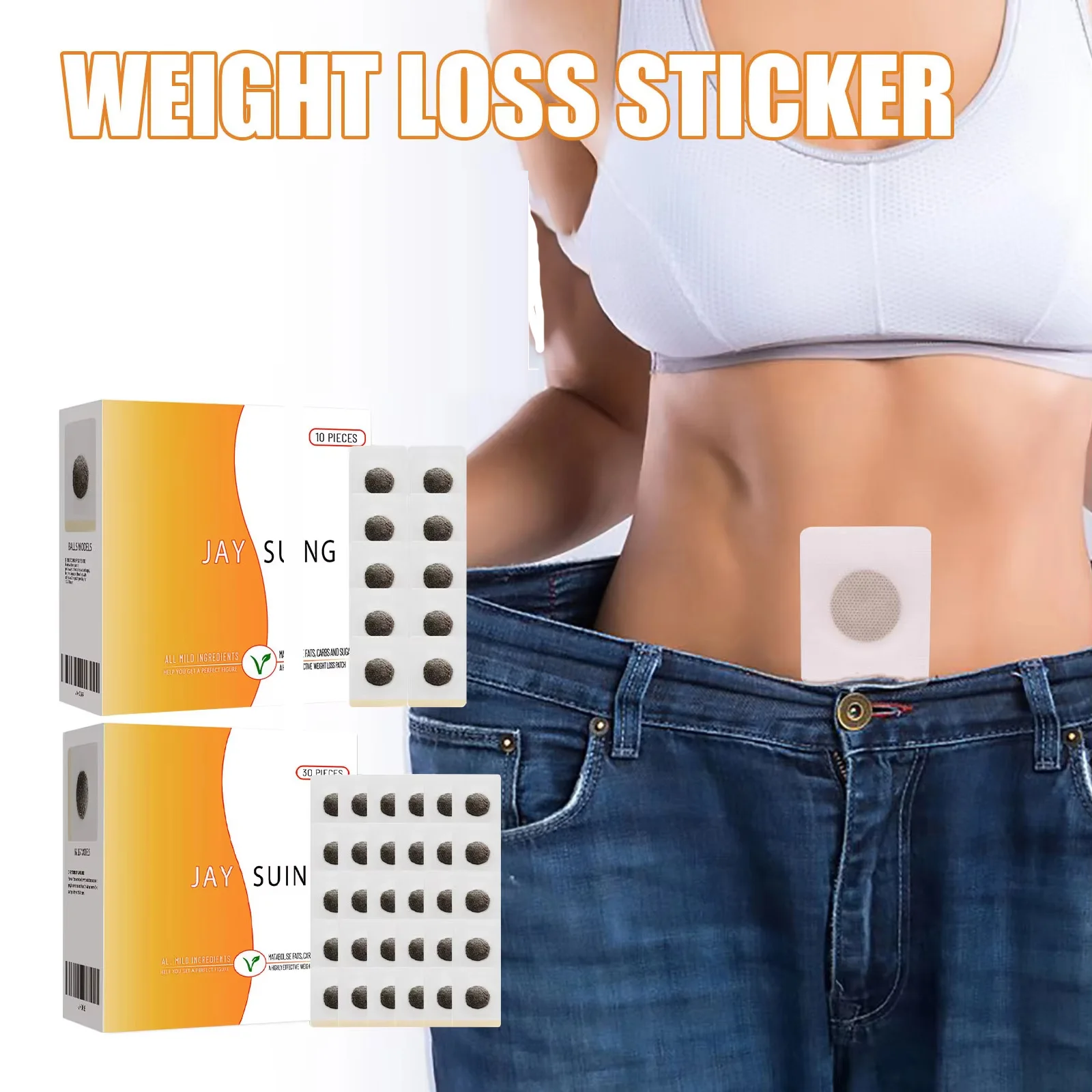 Herbal Belly Button Slimming Patch Natural Weight Loss Body Shaping Thigh & Stomach Fat Reduction Burn Fat Firming Skin Patch view 5