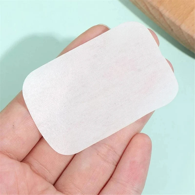 20/50/60/80/100pcs/lot Portable Bath Hand Washing Slice Sheets Outdoor Travel Scented Foaming Soap Paper Bath Clean Soap Tablets