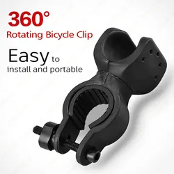 U-Shape Rail Clip Biking Light Mounting Holder Universal Flashlight Lamp Bracket Mounts Rail Tactical light Hunting Torch Clip