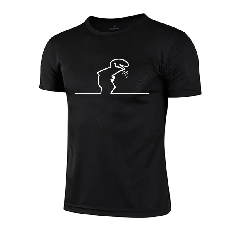 2026 Herren Sport-T-Shirts Hochwertige Outdoor-Fitness-Lauf-Kurzarmshirts Männliche Alltags-Trainings-Coolshirts
