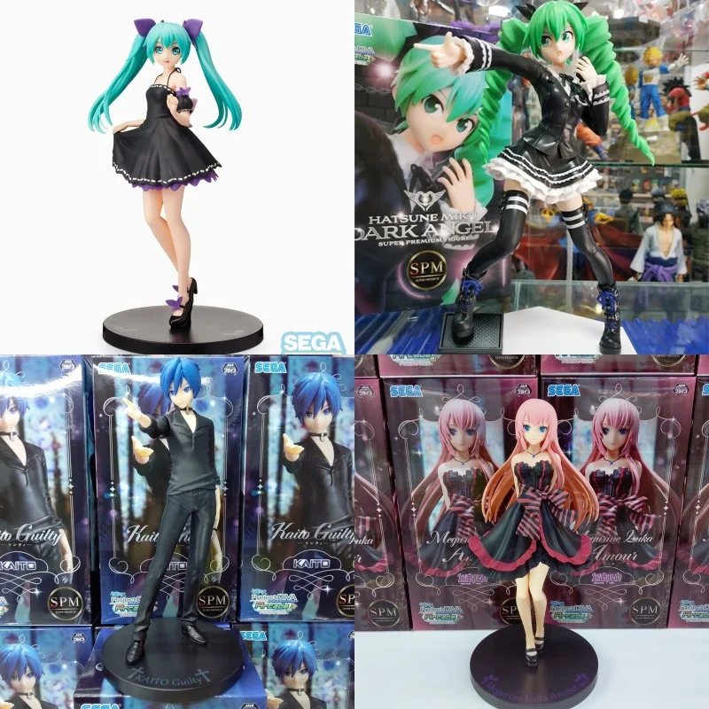 

Genuine Song Ji Plan Arcade Version Future Voice Hatsune Miku Fallen Angel Anime Beauty Girl Model Toy Desktop Decoration