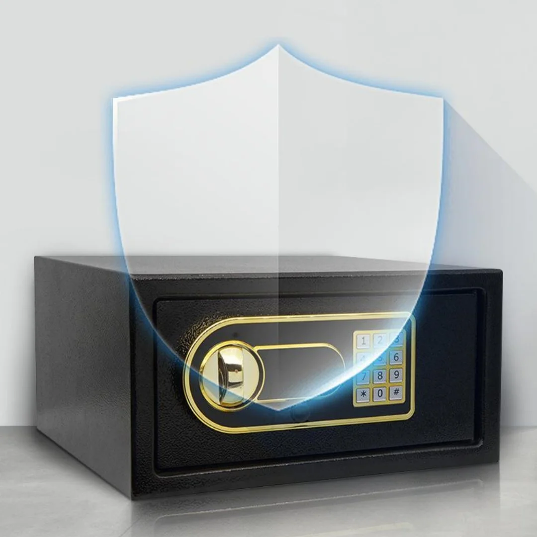 

25cm Q235 Steel Digital Security Safe Box, Electronic Keypad Home Safe, Cash Jewelry Document Protection，For Home Office Hotel