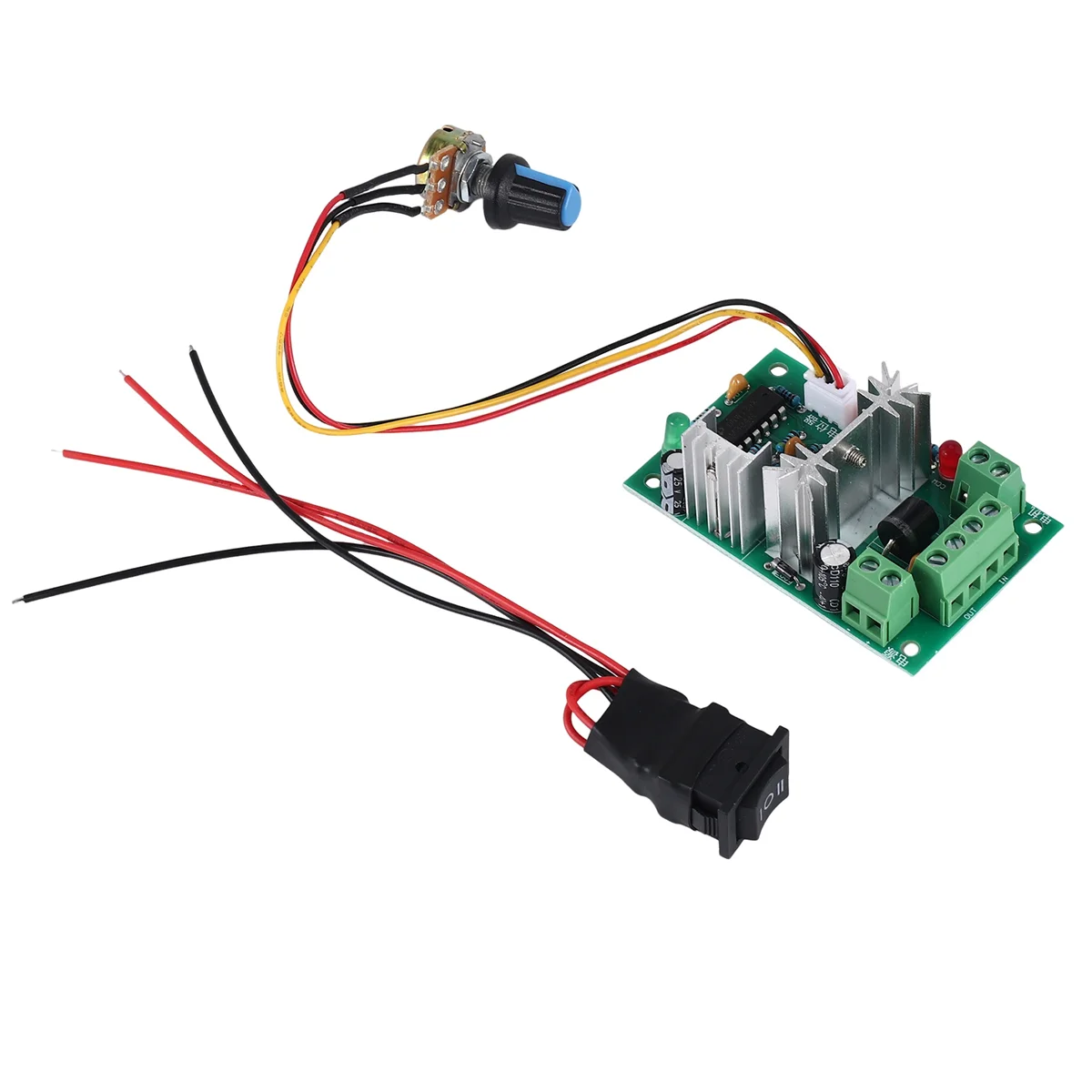BVBV PWM وحدة تحكم في سرعة محرك التيار المستمر التبديل تيار مستمر 20A منظم التيار 10-60 فولت PWM وحدة تحكم تيار مستمر 150 واط 12 فولت 24 فولت 36 فولت 48 فولت