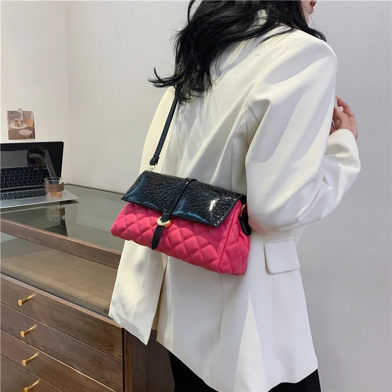 Women Bags Crossbody Shoulder Bag For Ladies Messenger Bag High Quality Fashion Designer Flap Female Rivet Handbags Luxury Bags