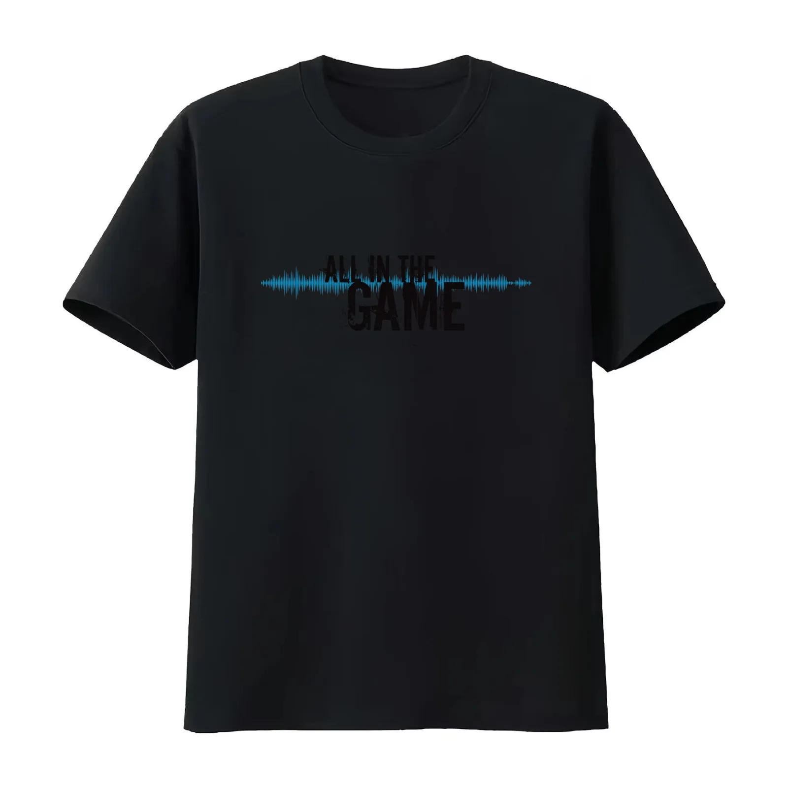 All in the Game - The Wire - Dark T-Shirt Summer Casual Cotton Tee Oversized Streetwear Tops Vintage Graphic Print