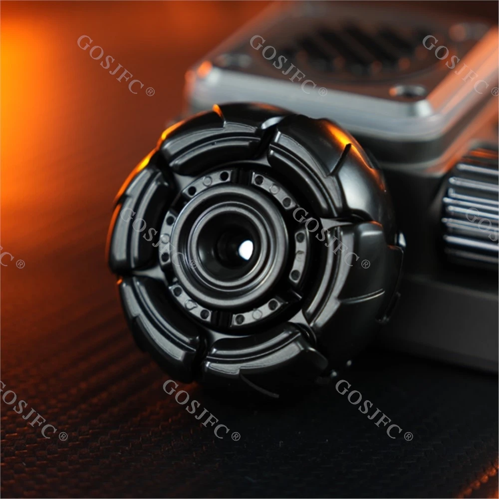 Rotating Linkage Opening Armor Fidget Spinner EDC Stress Relief Toy Gyro Black Silvery Fidget Toys For Adults