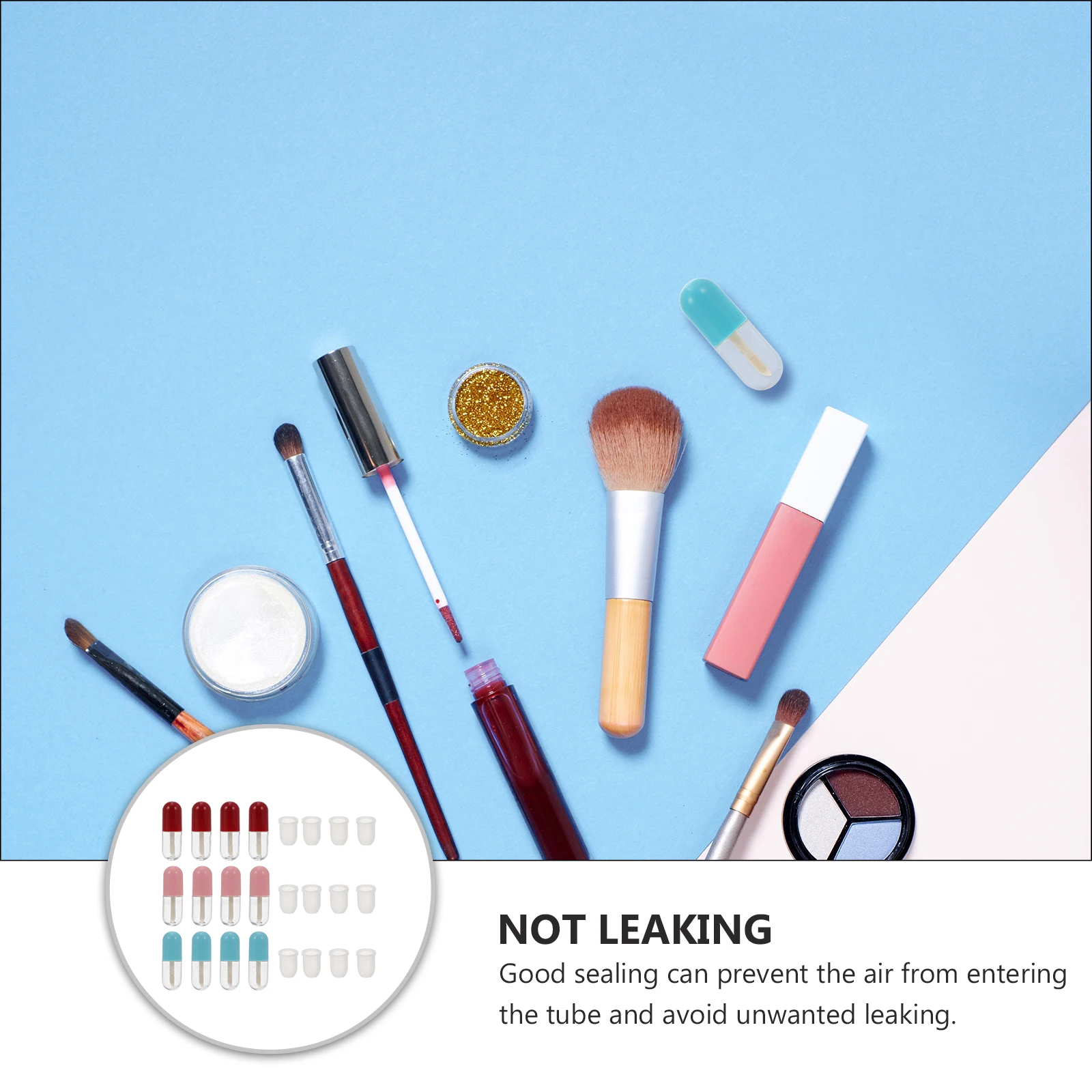 12 قطعة أنبوب لمعان فارغ حاويات ملمع صغيرة إعادة الملء زجاجات بلسم الشفاه لتقوم بها بنفسك لون الشفاه المحمولة تصميم الختم #4