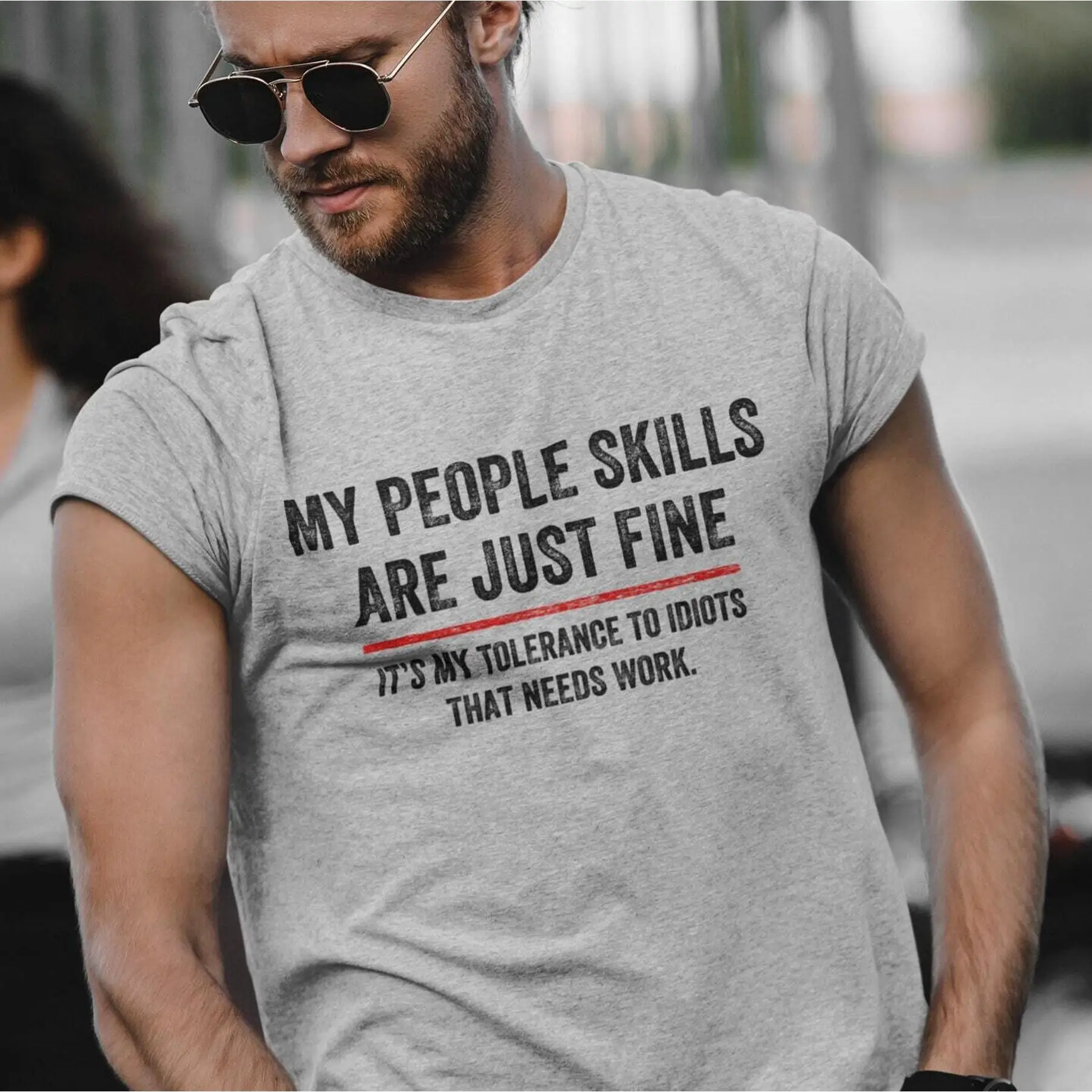 

Саркастическая рубашка с юмором для взрослых. Мои люди навыки прекрасных крутых графических подарков.