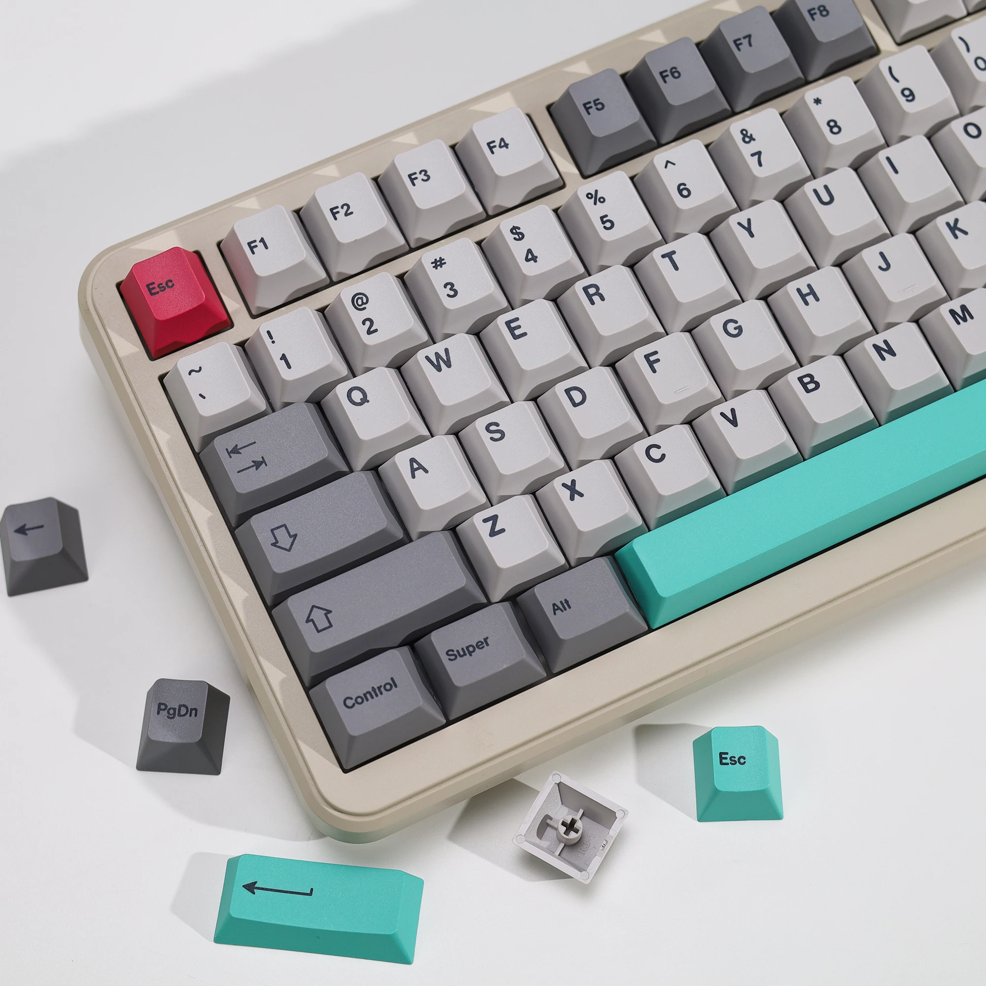 KBDiy 147 Keys GMK Modern Dolch Keycaps Cherry Profile PBT Retro Keycap for Cherry MX Switch Mechanical Keyboard Game Key Caps