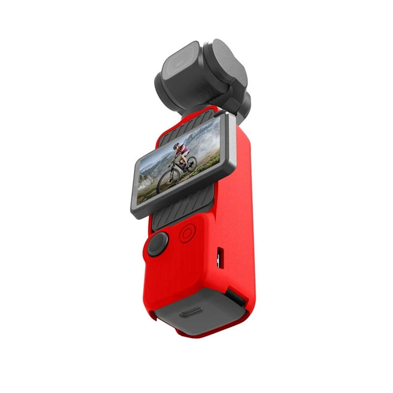 For DJI OSMO Pocket3 Camera Silicone Case Multifunctional Convenient Lens Body Protective Cover