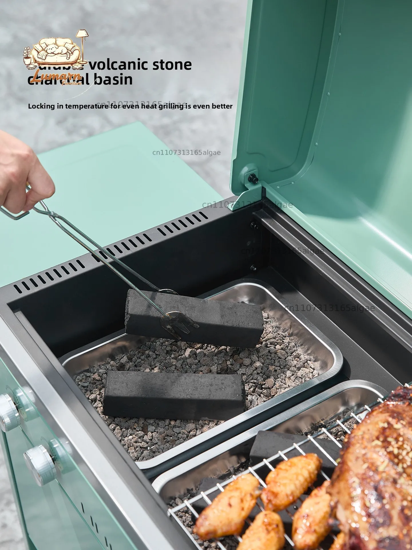 Magic Flame American Garden Grill Household Rack Outdoor Grill BBQ Carbon