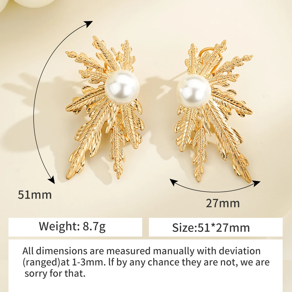 Korean Pearl Clip On Earrings For Women 2023 New In Bowknot Gold Plated Zinc Alloy 925 Sliver Pin Earring Jewelry Luxury Elegant