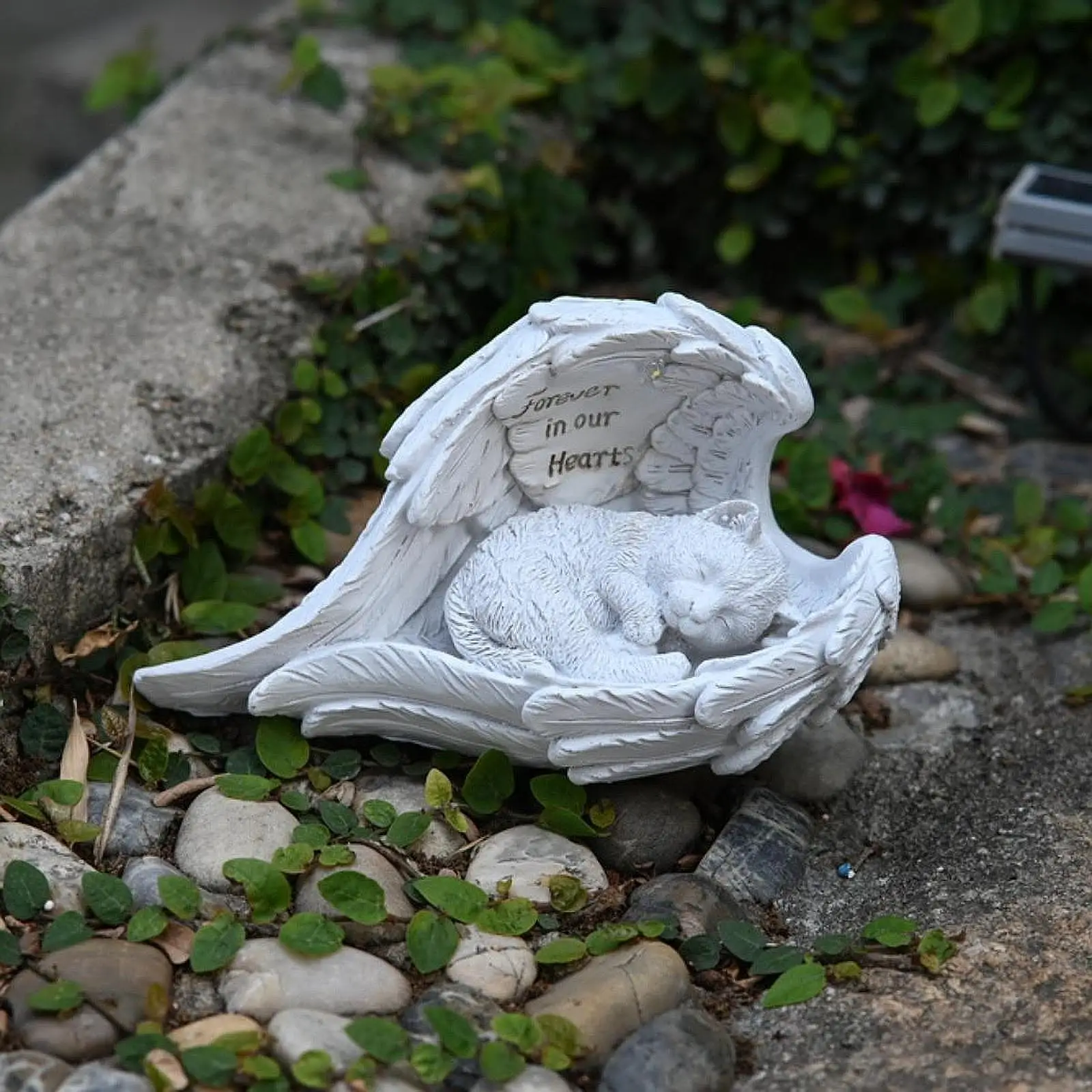 Pet Memorial Grave Marker Pet Memorial Garden Statue Decoration Figurine Garden