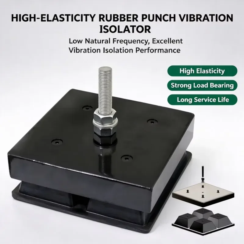 ALJ-40 Series Rubber Shock Absorber High Elastic Anti-Vibration Bracket Industrial Machine Leveling Vibration Isolator