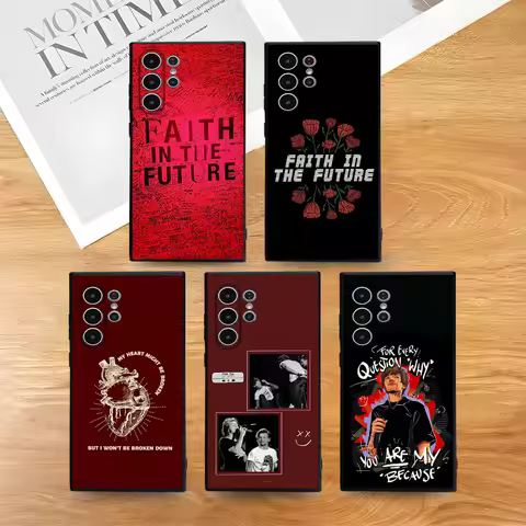 L-Louis Faith In The Future T-Tomlinson Phone Case Skin-Friendly Soft TPU Case Compatible With Samsung S21/S22/S23/S24/S25 FE/Pl