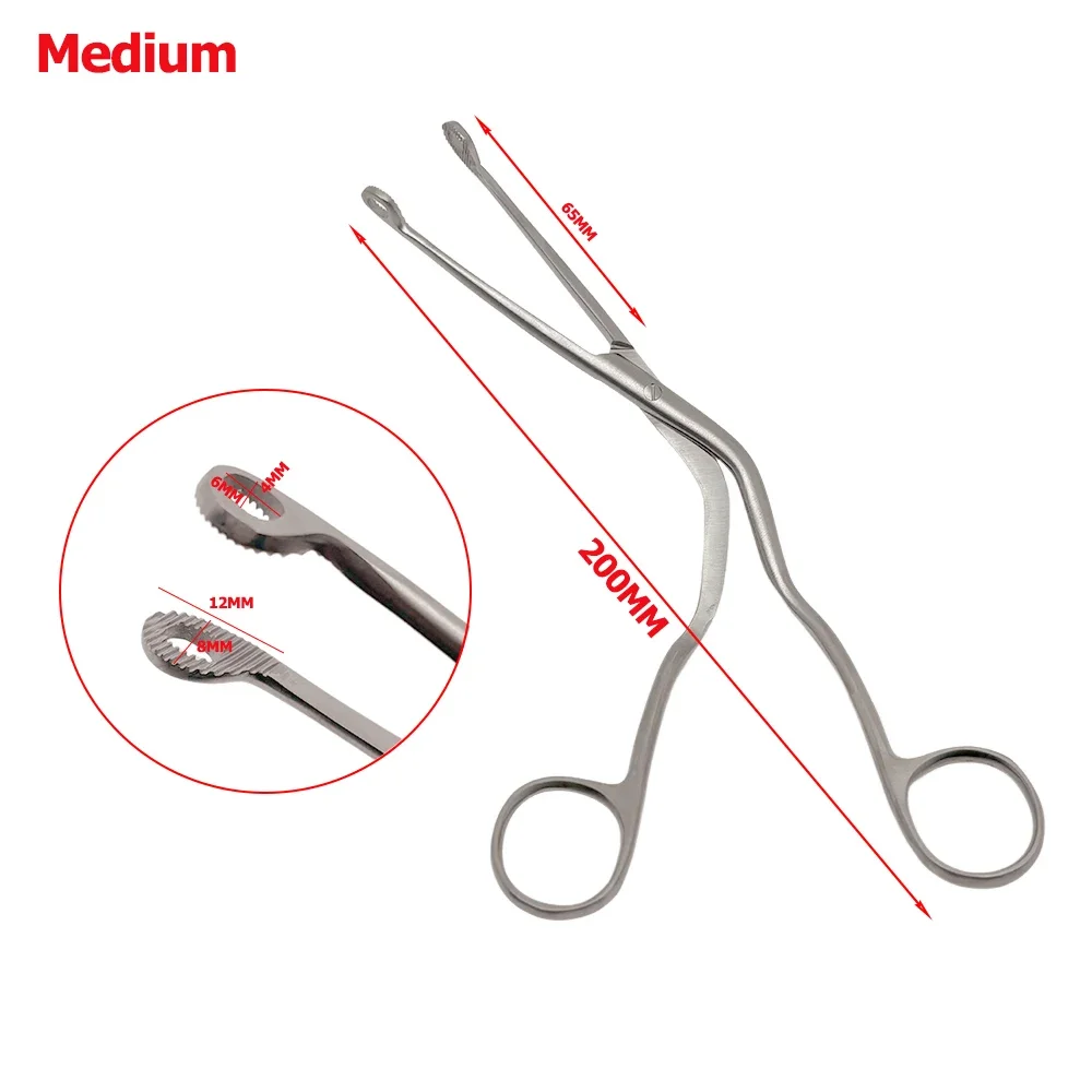 

NIGF Превосходное качество Magill Щипцы Laryngeal Щипцы Пластиковые хирургические инструменты из нержавеющей стали Плоскогубцы для горла