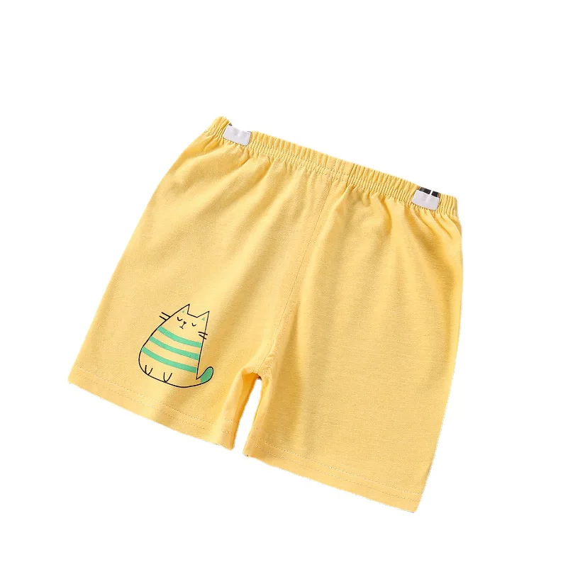 Calções infantis adoráveis de verão, calças curtas casuais para crianças, design de bolsos para meninas, jeans infantil, roupas, 0-6t