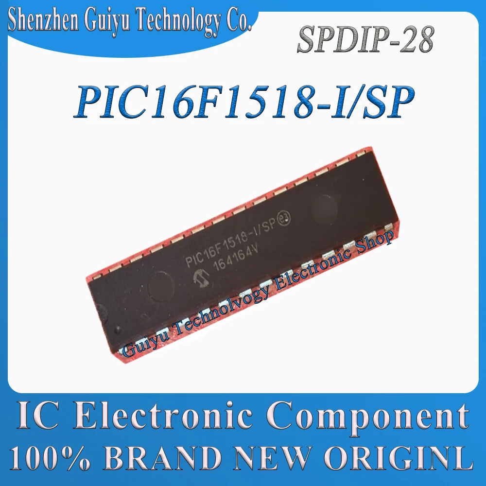 

PIC16F1518-I/SP PIC16F1518-I PIC16F1518 PIC16F SPDIP-28 IC MCU Chip