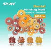 SYJH Discos de acabado y pulido dental Mandril de varilla de sujeción Soflex Disco flexible Vástago RA Material de blanqueamiento dental Dentista
