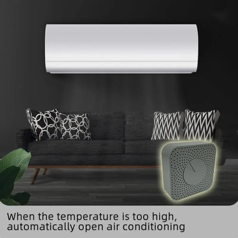 Tuya Smart Zigbee/Wifi Air Detector Box 5in1 Formaldehyde/VOC/CO2/Temperature/Humidity Device Linkage Control In Smart Life APP