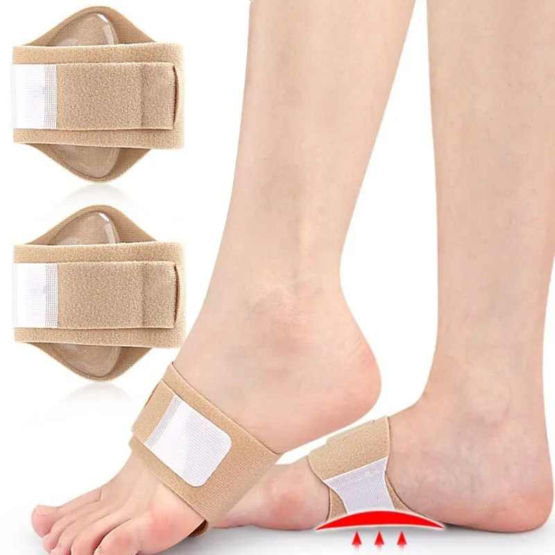 منصات القدم قوس القدم المسطحة دعم قوس النعال العظام للرجال والنساء وسادة اللفافة الأخمصية قابل للتعديل