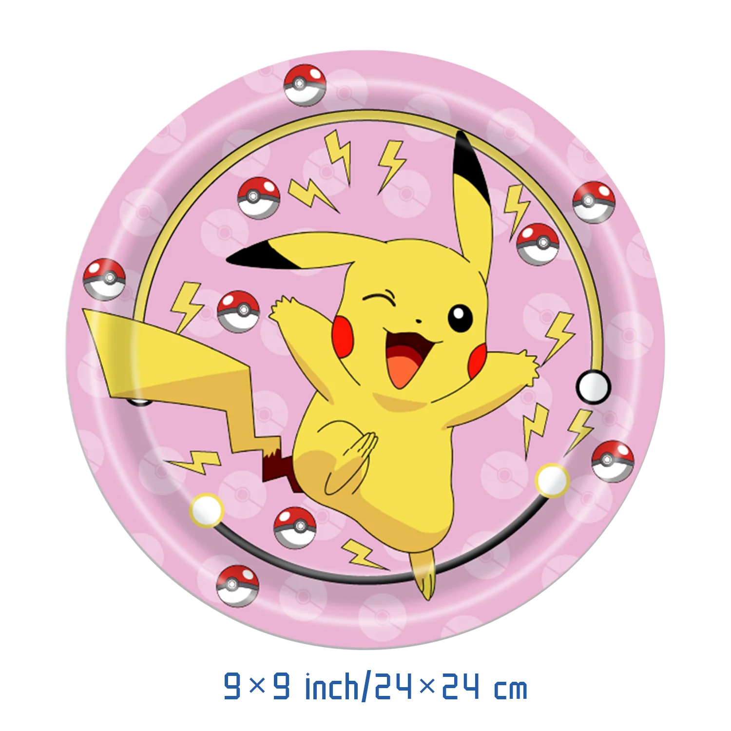 Décoration de ixd'Anniversaire Thème Pokémon Pikachu pour Garçon, Ensemble de Jouets Britware pour Enfant, Fournitures de ixPréChristophe