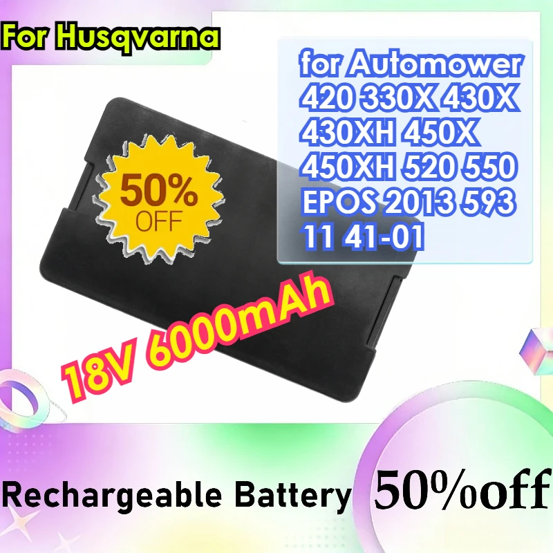 

For Husqvarna for Automower 420 330X 430X 430XH 450X 450XH 520 550 EPOS 2013 593 11 41-01 Replacement Lithium Lawn Mower Battery