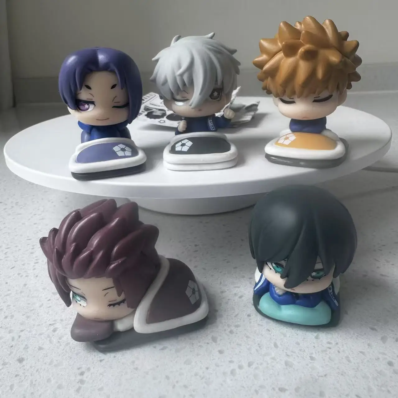 

Фигурка BLUE LOCK Sleep Gacha, милый мультяшный орнамент Isagi Yoichi Chigiri Hyoma Nagi Seishiro Rin Itoshi, модель игрушки