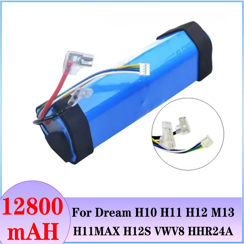 

NEW 21.6V 100% Original 12800mAh for Dream H10 H11 H12 H11MAX M13 H12S VWV8 HHR24A Floor Scrubber Rechargeable Battery