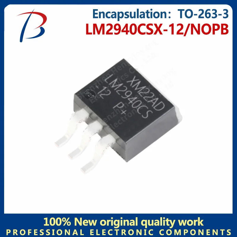 

10PCS LM2940CSX-12/NOPB package TO-263-3 12V 1A linear regulator