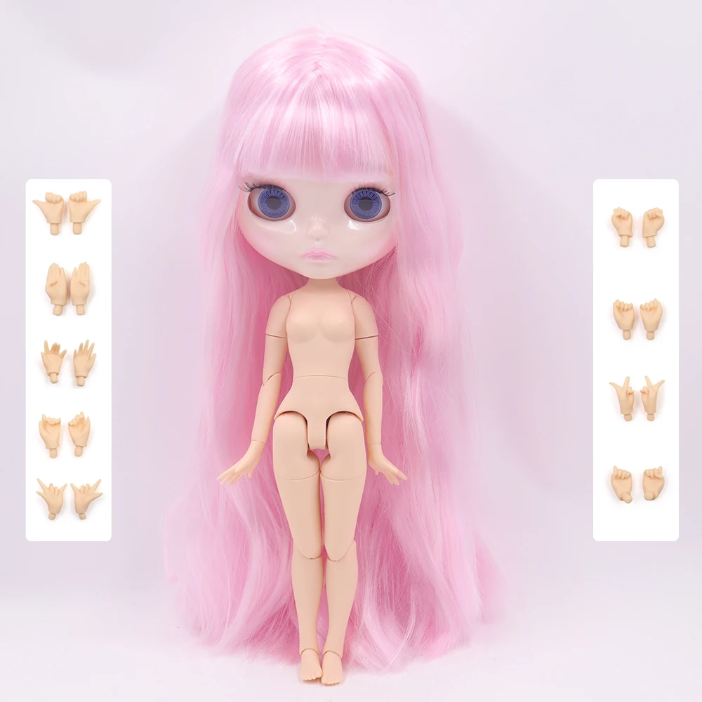 ICY DBS Blyth Doll 1/6 Joint Body 30CM BJD toys Natural shiny face with extra hands AB DIY Fashion Dolls girl gift image 3
