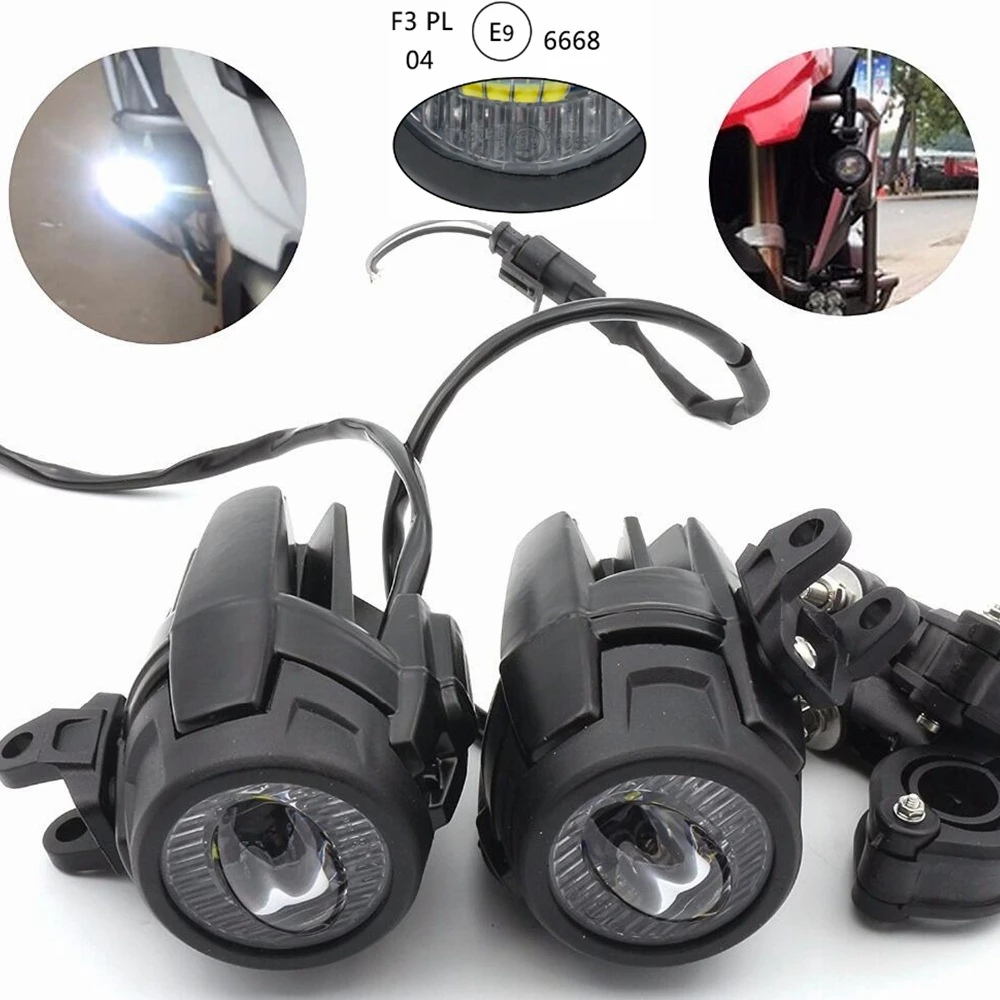 Upgrade Brighter Lamp For BMW R1200GS F800GS F700GS F650 K1600 Motorcycle fog light Auxiliary Lights 40W 6000K