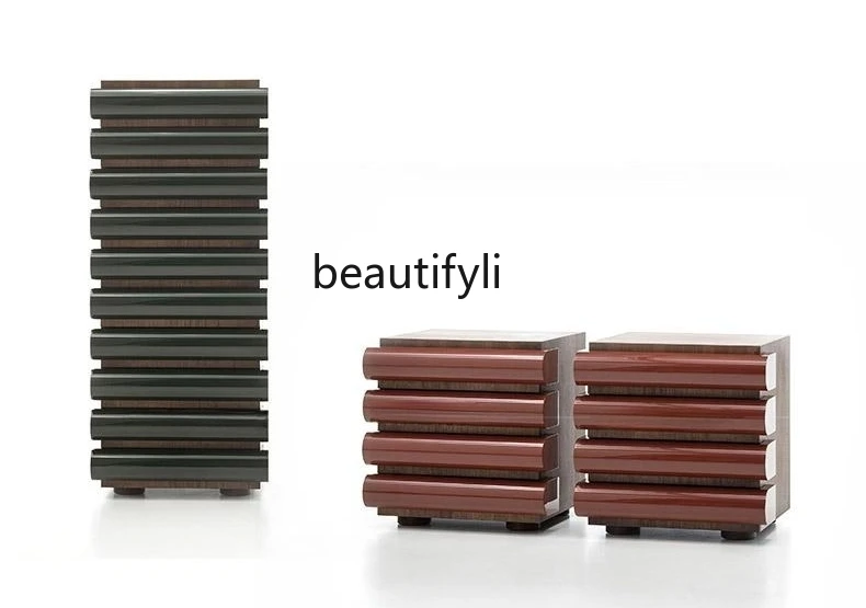 

Italian minimalist floor-to-wall chest paint modern multi-functional drawer porch high cabinet