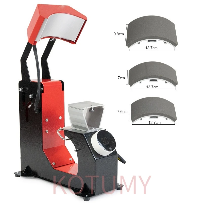 220V Automatic Lifting Hat Baking Machine, Heat Transfer Machine, 3 in 1 Multifunctional Hot Stamping Machine